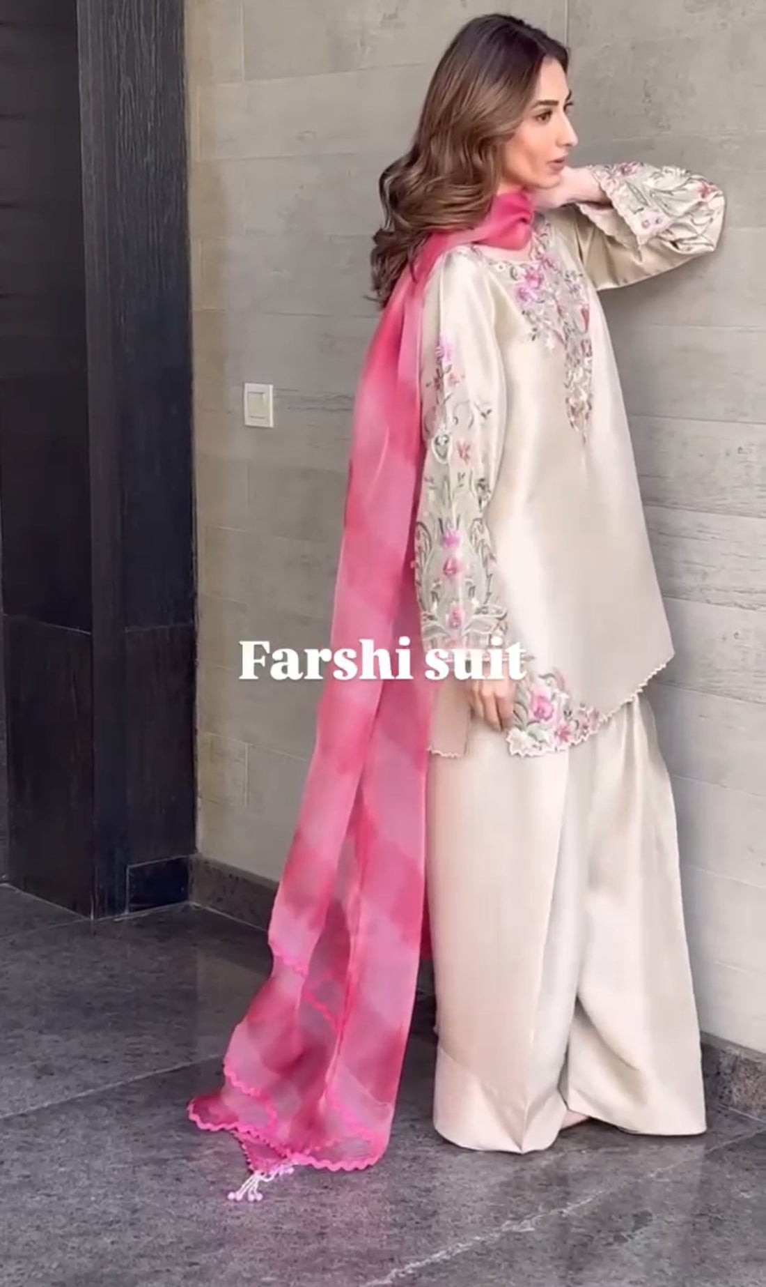 Lahriya Duppta cord set